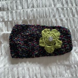 Unique hand knitted headbands.